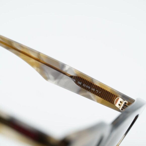 Fendi FE40009I 56E Sunglasses Shiny Havana Cat Eye Frame, Brown Lenses main image 7